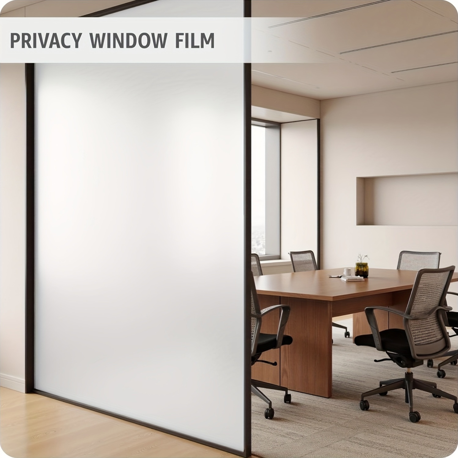 Белая матовая пленка для окон  – обзор и цена Privacy Screen Protector
