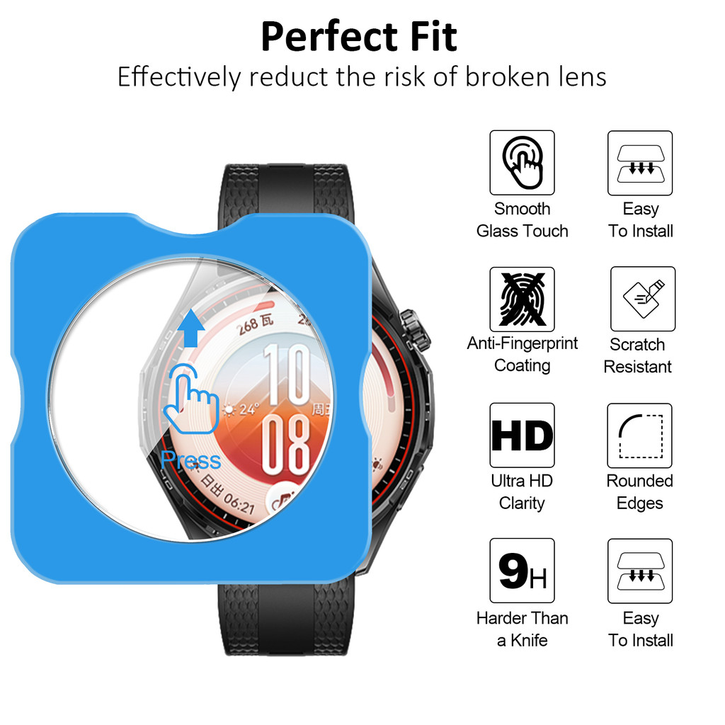 【Для Huawei Watch GT7 GT7 Pro  – обзор и цена Glass Protector Auto